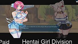 What if this hentai girl from division neko seduces you?