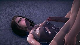 3D animation HS2 Brune delivers raw banging action