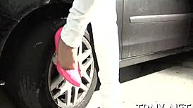 Trans sexuals giving blow jobs and fucking hard