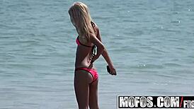 Check out Uma Jolie sucking dick on pervs on patrol!