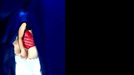 amateur roleplays trying on mom's lingerie and masturbates her wet pussy to orgasm