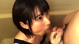 Beautiful Japanese Student Bathes With Brunette Friend In Relaxing Scene