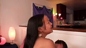 Man, this big dick guy just pounds perfect skinny Amai Liv, lil Asian teen, so hard