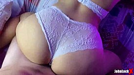 feeling the intense pleasure of doggystyle fucking my girlfriend after her juicy blowjob and cum on her big ass