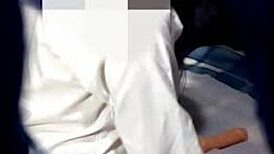 amateur roleplays trying on mom's lingerie and masturbates her wet pussy to orgasm