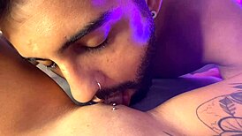 Romulo Pontess Licks Pussy Until Squirting in Brazilian Lesbian Scene