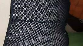 I sneakily fuck my barely legal teen hijastra. We can't make noise or we'll get caught!