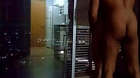 365 days of anal day 51: sex on the balcony with big black cock