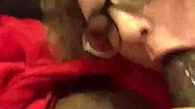 i do daily neck workout with big black cock, deepthroating in close-up