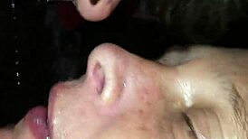 Sloppy Blowjob With Spitting On Amateur Wife
