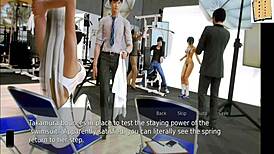 Intense hentai academy game with hardcore anime sex and explicit fucking scenes