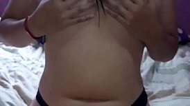 A beautiful latina shows off her sensual feet in fetish video