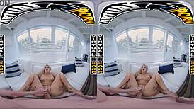 Kali Roses, that blonde PAWG, is in VR porn, looking amazing.