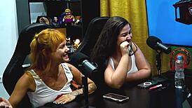 Flora Vip Flashes Tits, Ruan Shows Cock On Podcast