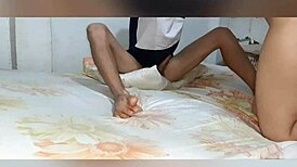 Colombian Petite Sucks Cock At Party With Sexy Ass