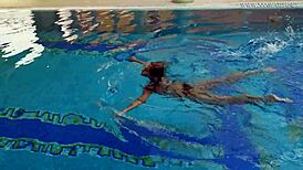 poolside relaxation with tiffany tatum