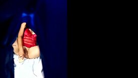 amateur roleplays trying on mom's lingerie and masturbates her wet pussy to orgasm