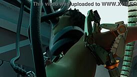 Lara's Experiment with Bondage and Machines