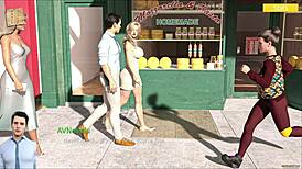 exploring rosewater manor with curvy anime characters