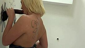 Cindy Lou Fucks Huge Black Cock At Gloryhole.