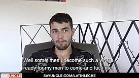 Do You Cum A Lot? Great Sex Date For Money With Cute Guy Angel - Latin Leche