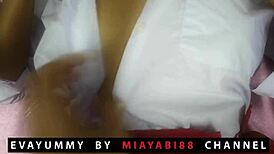 Thai Student Gets Bent Over for Deep Creampie Finish