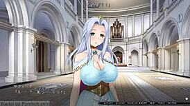 big ass babe in anime hentai visual novel