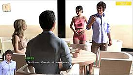 exploring rosewater manor with curvy anime characters