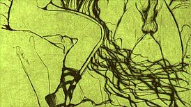 Vintage erotic animation with retro hentai vibes