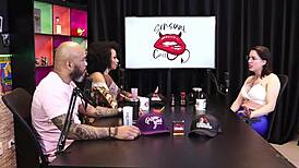 I thought being a woman meant just a pussy, but damn, taking 32cm cock is wild - Melissa Leal sheer red