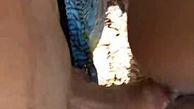 Brunette amateur shows off new ass in woods