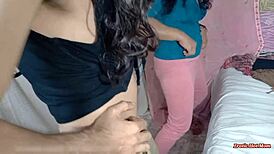 canada stepbrother dances hot mujra with desi stepsister sara 🔥