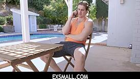 Small Brunette Teen Liz Jordan Needs Big Cock