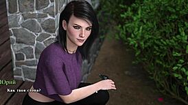 Naked photoshoot with bent over milf in summer heat gameplay 😎