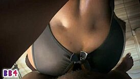 In this homemade video, the amateur bends over for doggystyle creampie with big black cock