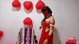 Indian Babe Seduces Lover with Hot Big Boobs