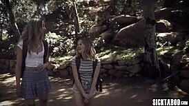 SickTaboo Com - Teen Lesbians Haley Reed and Coco Lovelock Suck Big Hard Dick