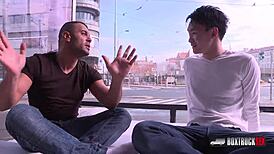 Vanessa Shelby is learning to lick that wet pussy outdoors