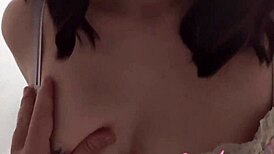 massaging step-sister's breasts to help them grow bigger naturally