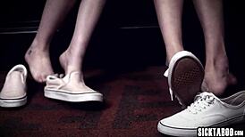 SickTaboo Com - Teen Lesbians Haley Reed and Coco Lovelock Suck Big Hard Dick