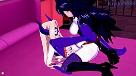 Ochako Uraraka and Mt Lady in Intense Futanari Sex with Dirty Old Guys!