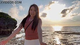 visiting miyako island to see the heart rock