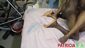 bent over for that sexy african big dick ride.