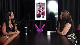 Francis Simas in sheer red lingerie poses for content