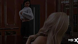 Brian Vs Ryougi Shiki In Anime Cartoon Hentai