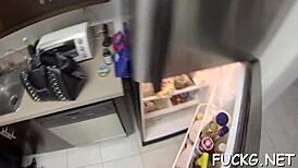 Feeling Intense Pleasure, Young Slut Rides Guy's Cock Sloppily On Spycam.