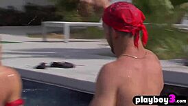 Nasty swingers swap partners and fuck in the mansion