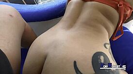 beautiful mexican girl fucking outdoors in front of her husband