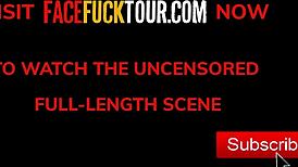 On the face fuck tour, slim thick blonde Lisi Kitty gets dominated by my fat cock