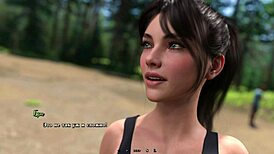 Naked photoshoot with bent over milf in summer heat gameplay 😎